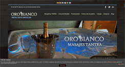 Desktop Screenshot of masajestantraorobianco.com