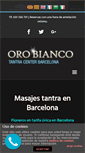 Mobile Screenshot of masajestantraorobianco.com