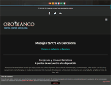 Tablet Screenshot of masajestantraorobianco.com